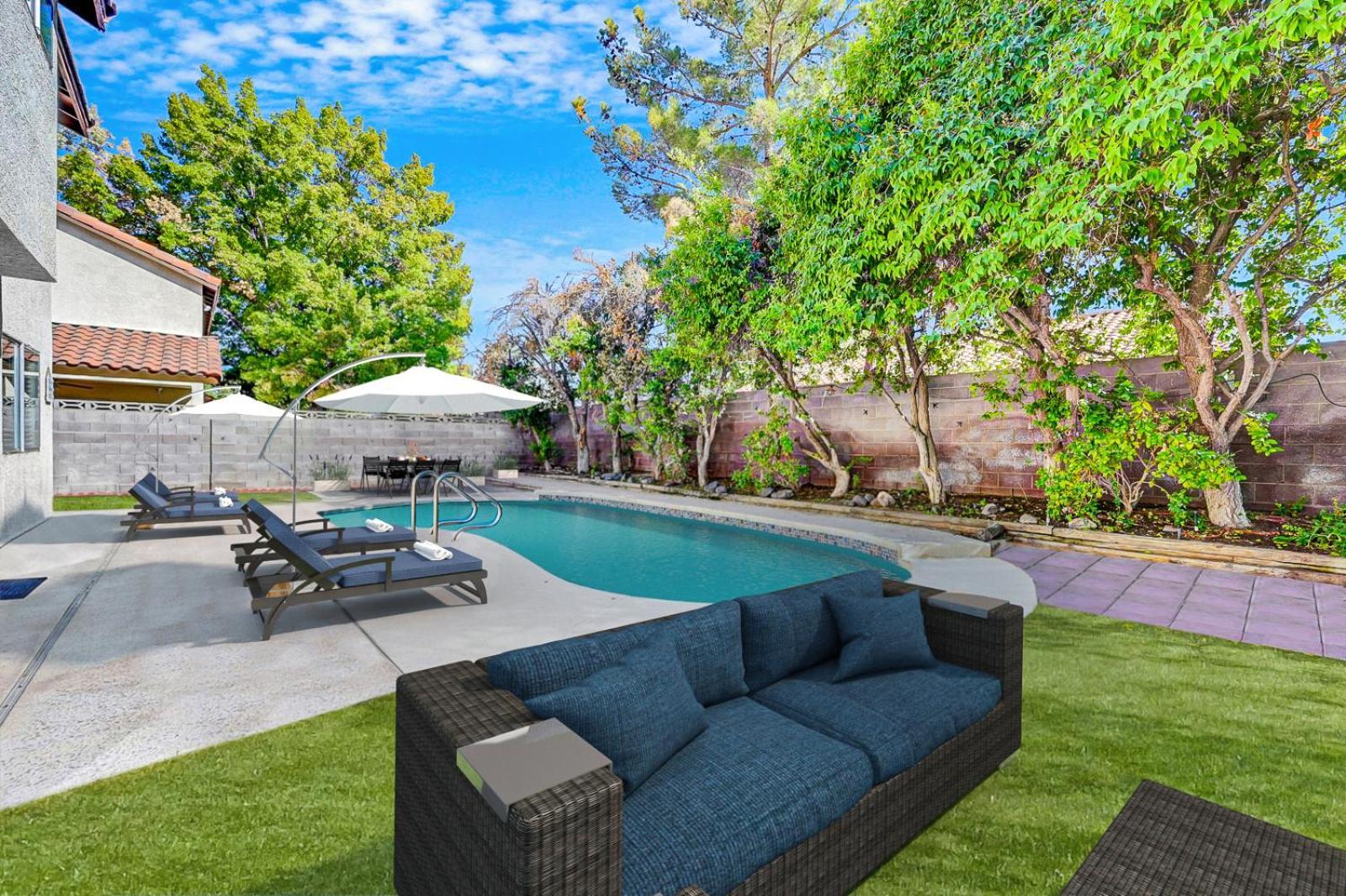 Bright Fun Spacious Home With Pool Las Vegas Exterior foto
